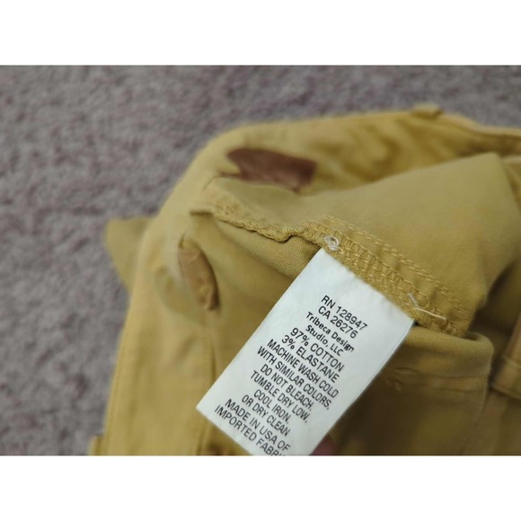 Nili Lotan NL Issue Shorts Womens 2 Khaki Desert Camo Cargo Stretch Made USA - Picture 4 of 8